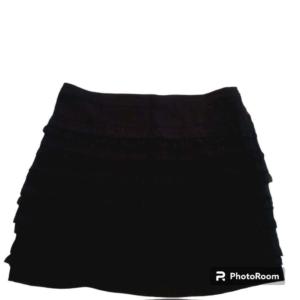 DVF. Black. Mini Skirt.